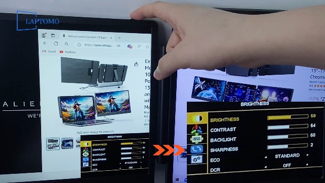 Amazon.com: Laptomo Official: Triple Portable Monitor