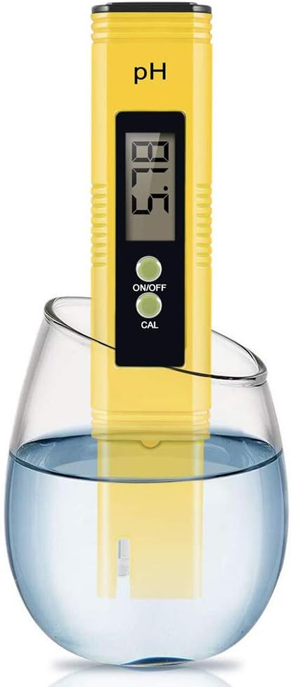 Roawon PH Meter with Automatic Calibration, High Accuracy Pen Type Water Quality Tester, Best Tool for Testing PH of Fish Tank, Pool, Pond, Kombucha, Wine and Drinking Water