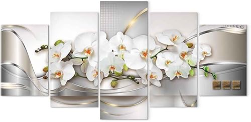 Miniatura 9 de Lienzo decorativo con impresión artística de diseño de orquídea de Artgeist