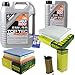 Produktbild Filter Set Inspektionspaket 6 Liter Liqui Moly Motoröl Top Tec 4200 5W-30 MANN-FILTER Innenraumfilter Luftfilter Ölfilter