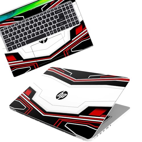 Image of DSGN 126 Full Body Laptop Skin Bubble-Free| Laminated| Removable| HD Quality Sticker for Laptops Upto 15.6 Inches Compatible with Hp