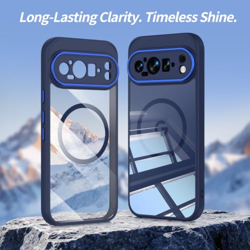 Image of Magnetic Case with Clear Back for Google Pixel 9 Pro, Fit for MagSafe