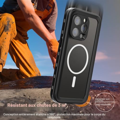 Coque étanche iPhone 14 Pro Max BDIG protection intégrale 360