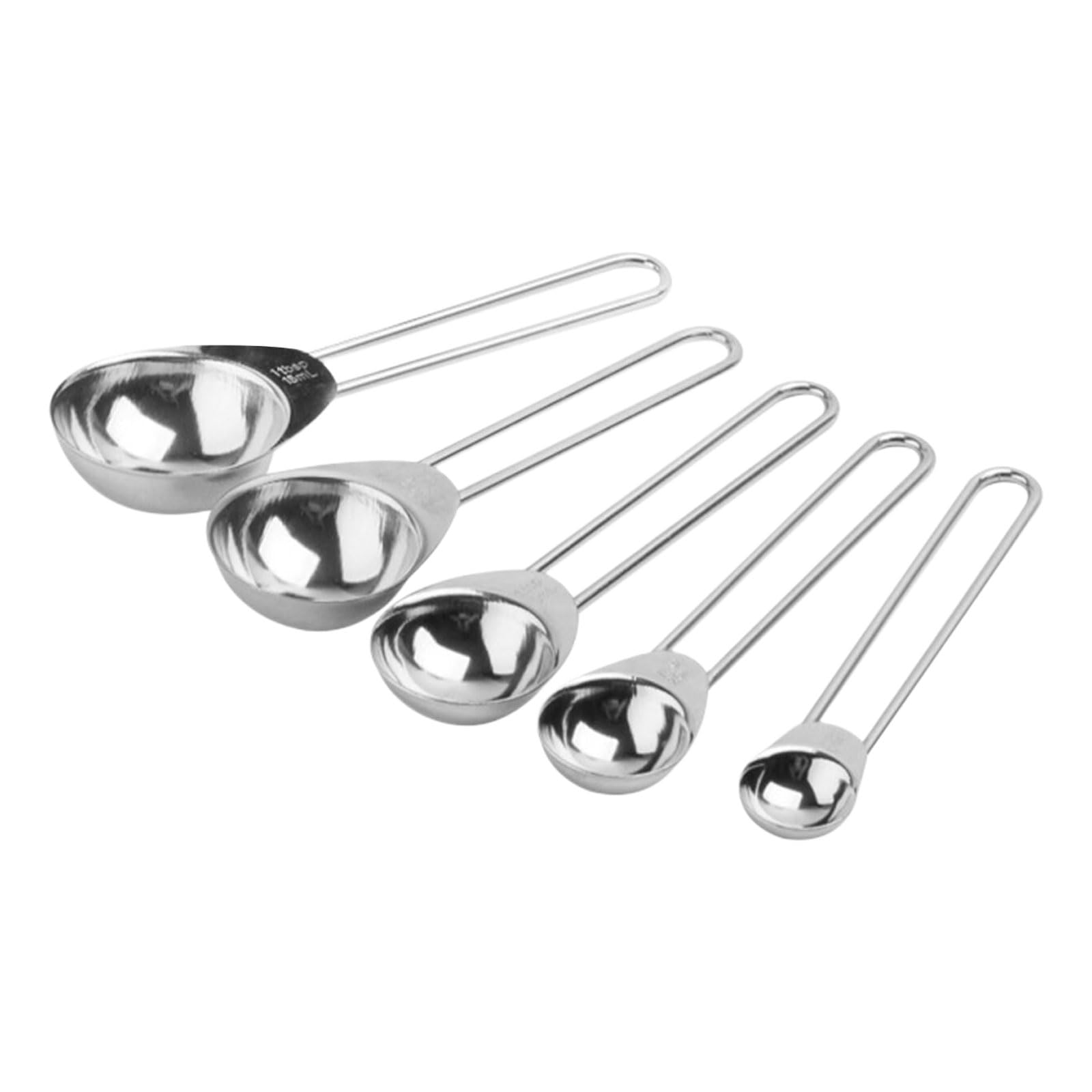 Oxxggkao Of 4 Professional Measuring Spoon/Cup with Scale Stainless Steel Kitchen Tool for Cooking and Baking Accuracy Baking Measuring Cups