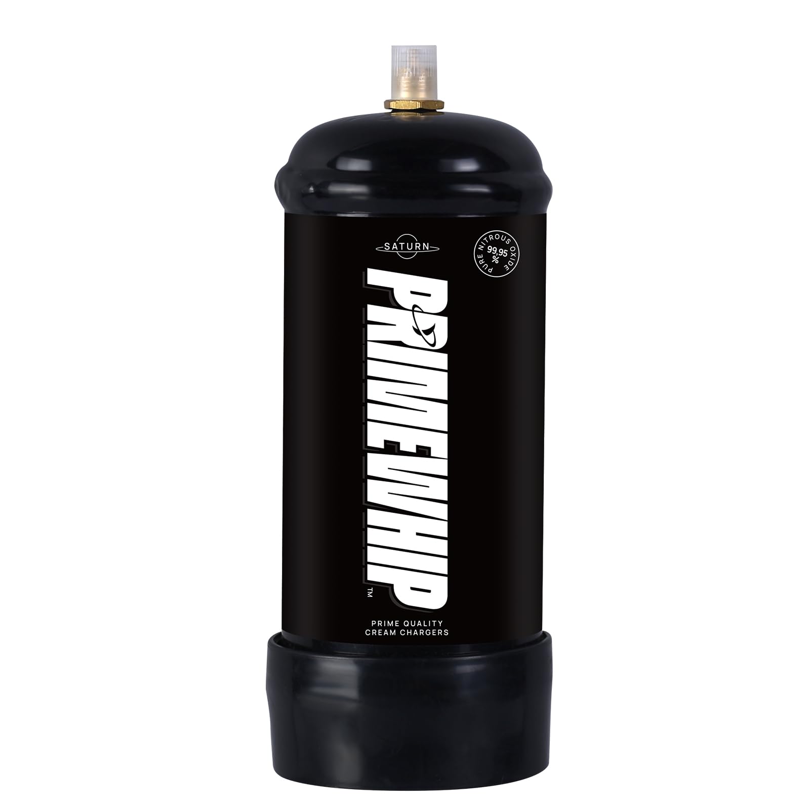 Prime Whip 320G Saturn - The Ultimate Whip It Tank - Food Grade 99.95% Pure N2O for any Whipped Cream Dispenser – (1 Nitrous Oxide Tank)