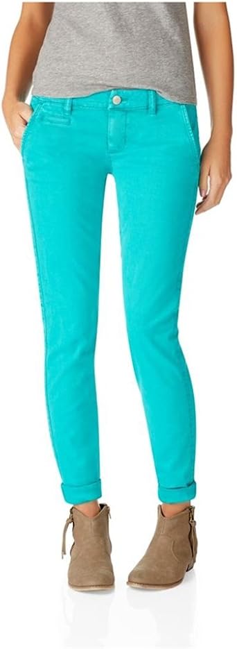 Aeropostale Womens Skinny Twill Casual 