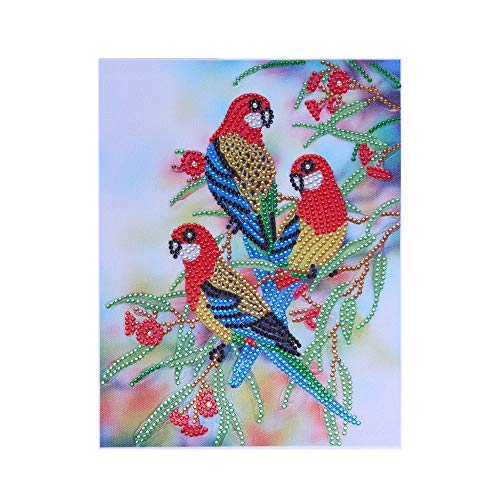 Leeofty DIY 5D Pintura Diamante Kits DIY Broca Pintura Diamante Needlework Pintura De Cristal Strass