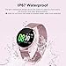 Smartwatch Mujer Hombre, Impermeable Reloj Inteligente Elegante Monitores de Actividad Impermeable IP67...