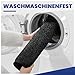 Mibao Fußmatte für Innen & Außen, 40x60cm Schwarz Fußmatten, Dauerhaft Waschbar Fussmatte, Schmutzfangmatte rutschfest für Eingangsbereich, Türmatte mit Naturkautschukrücken