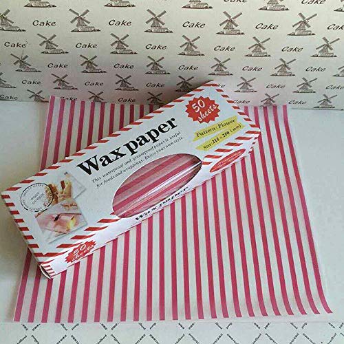 image for Autoor Wax Paper Resistant Waterproof Greaseproof Dry Hamburger Paper 