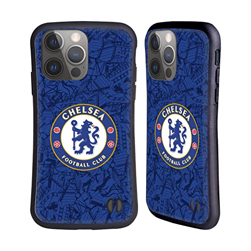 Head Case Designs Officially Licensed Chelsea Football Club Home 2019/20 Kit Hybrid Case Compatible with Apple iPhone 14 Pro