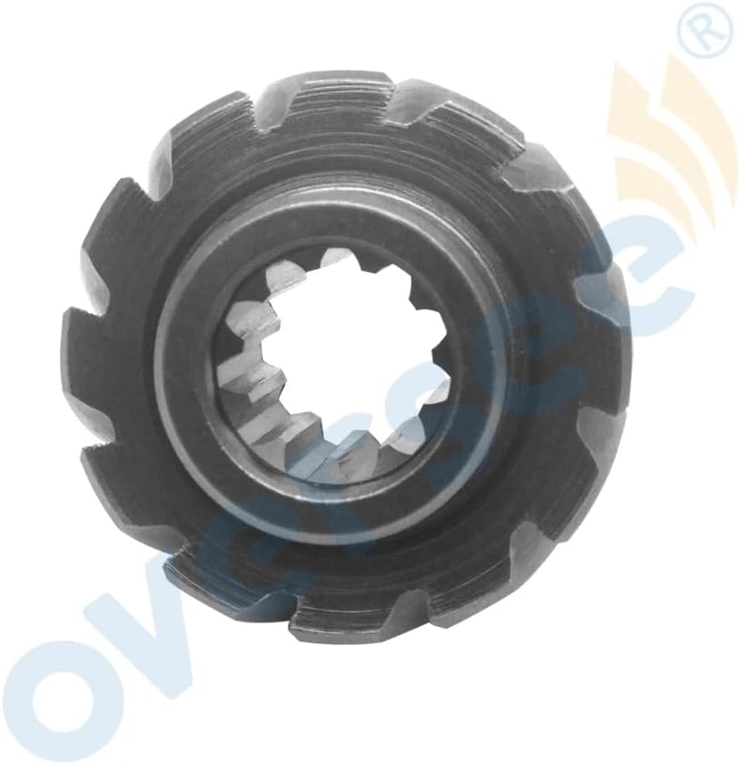 OVERSEE 57311-93910 Gear Pinion For Suzuki Outboard Motor 9.9HP 15HP DT9.9 DT15 Pinion Gear engranaje 57311-90L00 57311-93900, metallochrome
