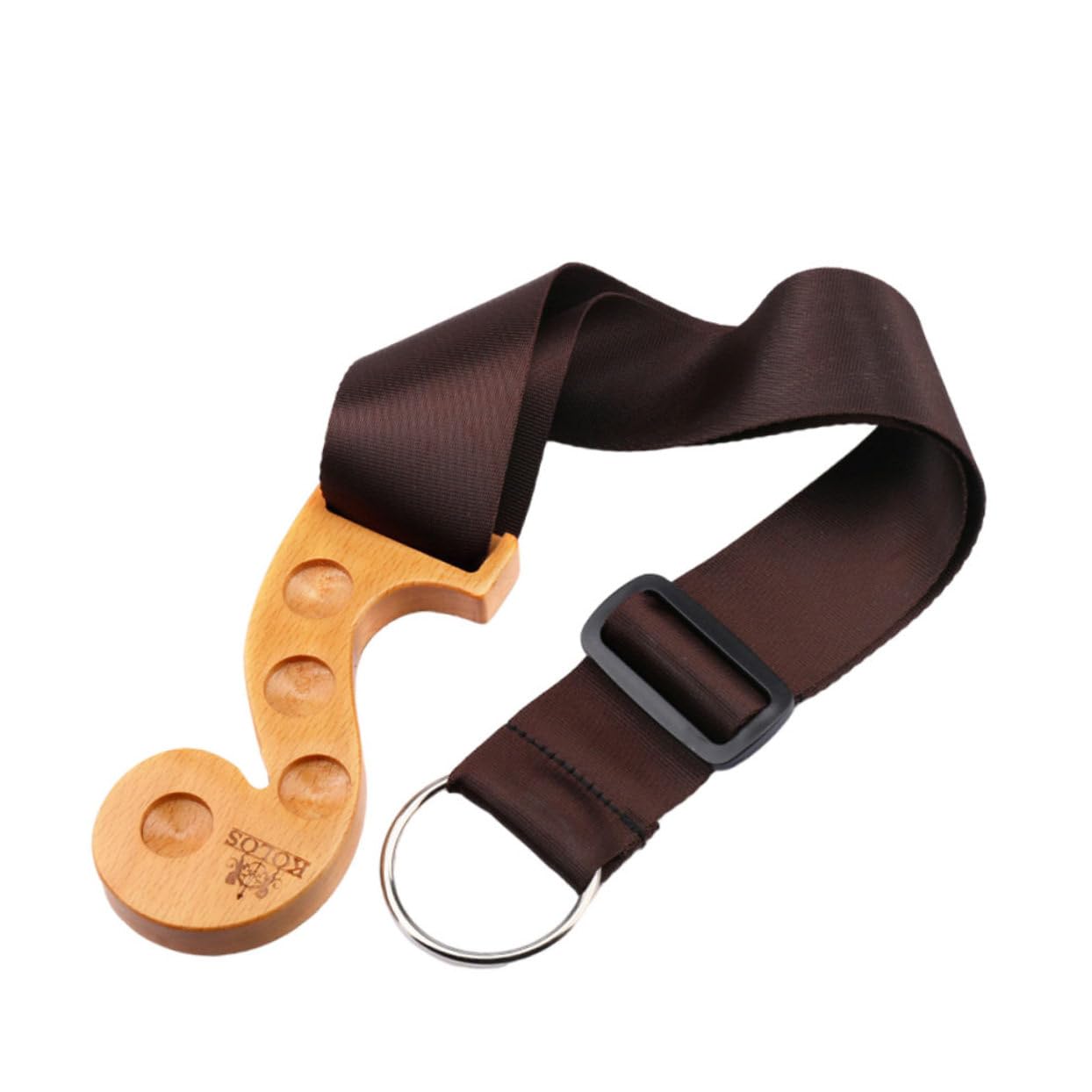 Toddmomy Elegant Violin Head Pad Wooden Bass Stopper End-pin Rest Pad Non-slip Bass Cello Wooden Rest for