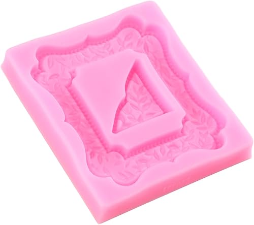 Miniatura 6 de Marco de fotos de silicona, marcos de fotos, molde de fondant, marco de espejo, molde de caramelo para decoración de pasteles, decoración de