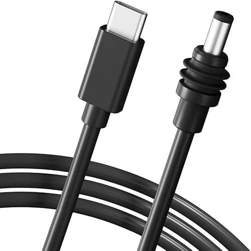 Cable de alimentación Starlink Mini USB C a CC, entrada USB tipo C de 100 W a cable de carga impermeable con conector de barril de 16.4 pies,