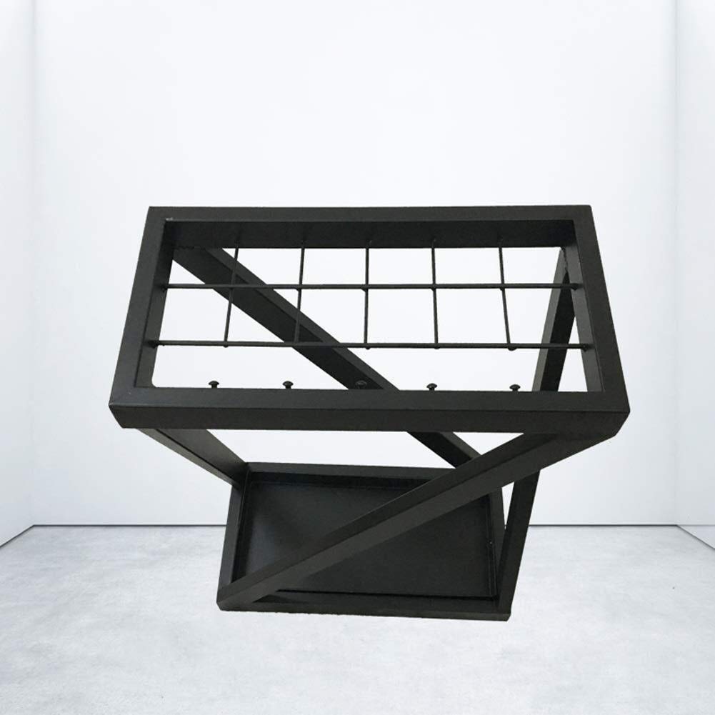 Porte-parapluie en métal – Rangement autonome pour cannes de marche, support d'entrée pour parapluies pliants longs et courts, design durable et élégant