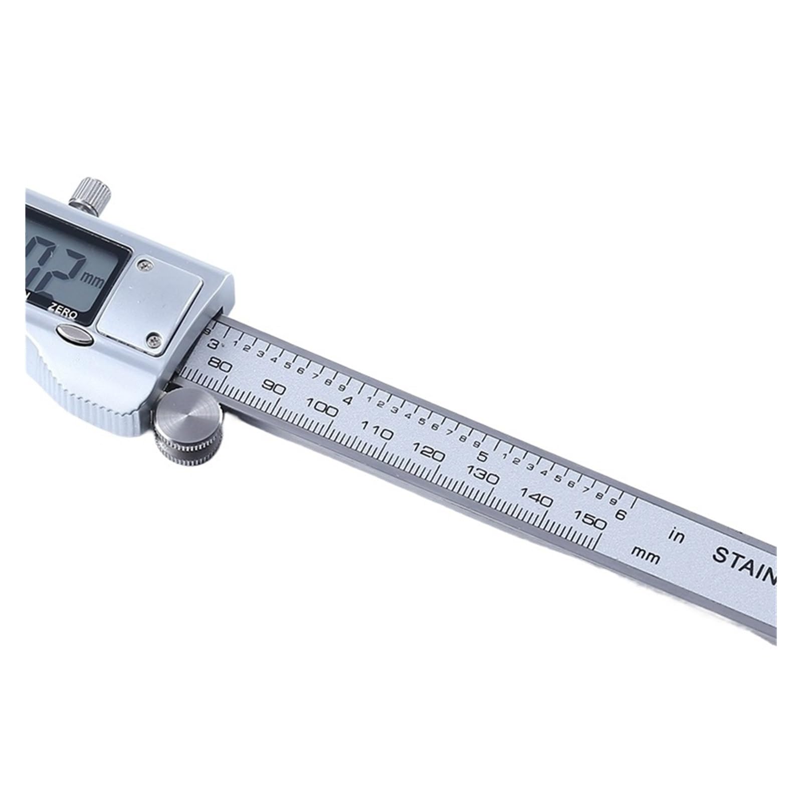 Calibro A Corsoio in Metallo Digitale LCD da 12 Pollici Righello in Acciaio Inossidabile 0,01 Mm Strumento Micrometro Interno Elettronico di Precisione