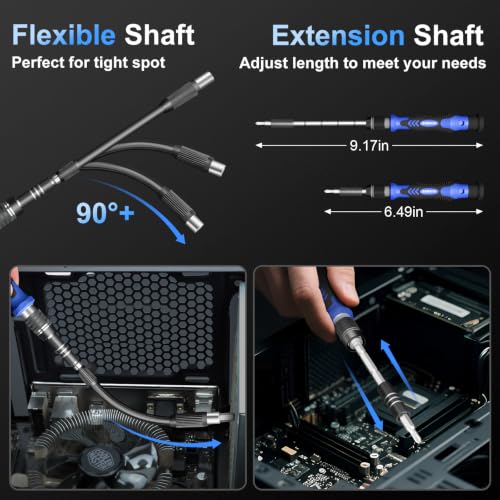 STREBITO Electronics Precision Screwdriver Sets 142-Piece with 120 Bits - Image 5