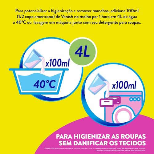 Tira Manchas Vanish Líquido Multiuso para roupas brancas Pro Line 5L