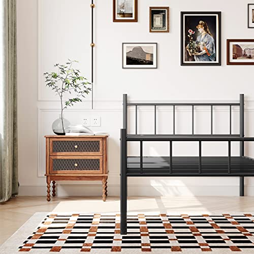 Diiyiv 14 Inch Bed Frame With Headboard And Footboard,Heavy Duty Metal Platform Bed Frame With Storage,No Box Spring Needed Mattress Foundation,Easy To Assembly,Twin Xl #TOP6