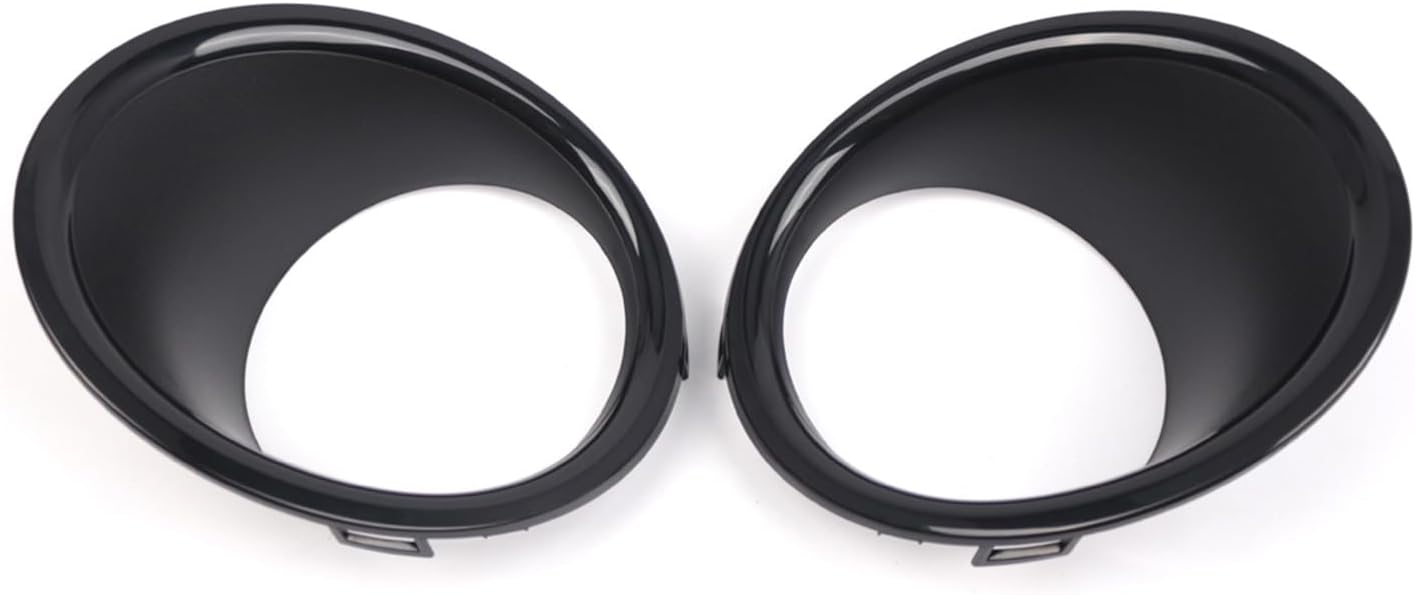 Front Fog Light Lamp Headlight Protector Guards Trim Rings for R55 R56 R57 51112753661 51112753662 Car Accessories