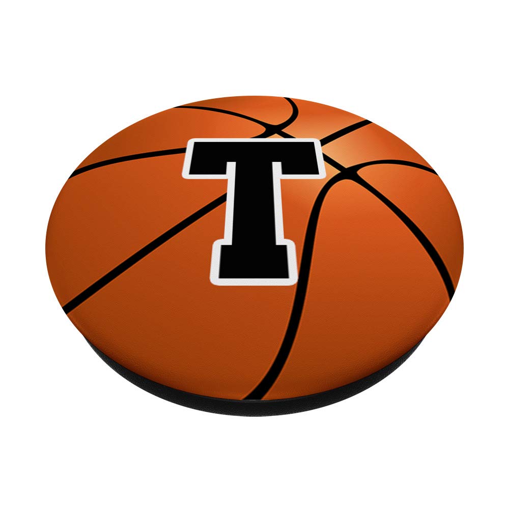 Amazon.com: Basketball Letter T Name Initial Monogram Bball Player