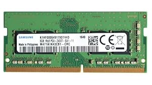 Samsung Original 8GB DDR4 2400MHz Notebook RAM – M471A1K43CB1-CRC – PC4-19200 – 260-Pin SO-DIMM Laptop Arbeitsspeicher – 10 Jahre Garantie