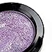Mallofusa Single Color Baked Eye Shadow Powder Palette in Shimmer 15 Metallic Colors Optional (Rose Purple)