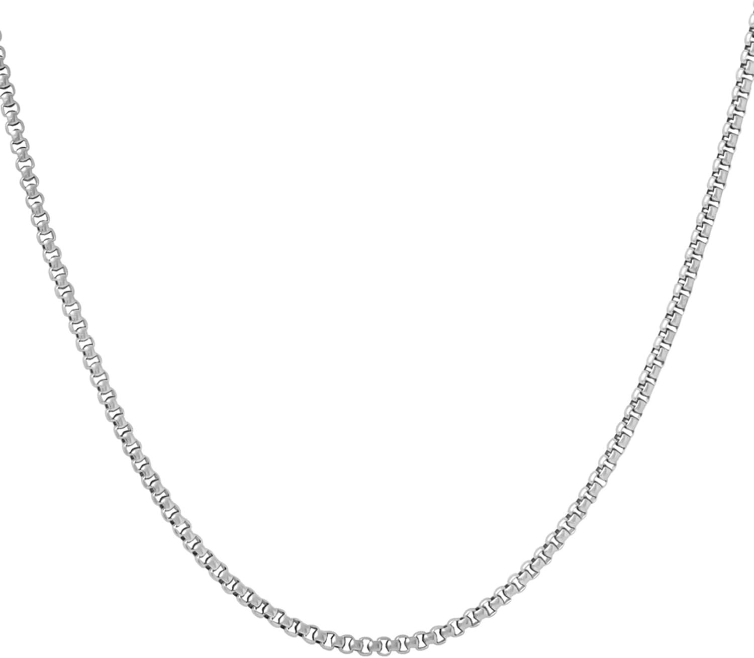 Men's Chain, Silver ChainType Neck Chain, Stainless Steel Chains, Accessories Jewellery, Birthday Gift Anniversary Gift For Husband,Silver