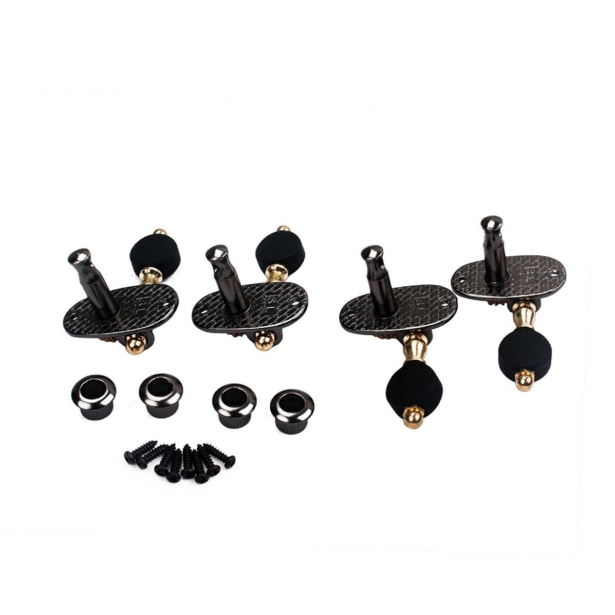 4 Piezas Afinación Ukulele Izquierda y Derecha con Botones de Plástico Vintage y Férulas Accesorios de Reemplazo Afinar Instrumentos de Cuerda
