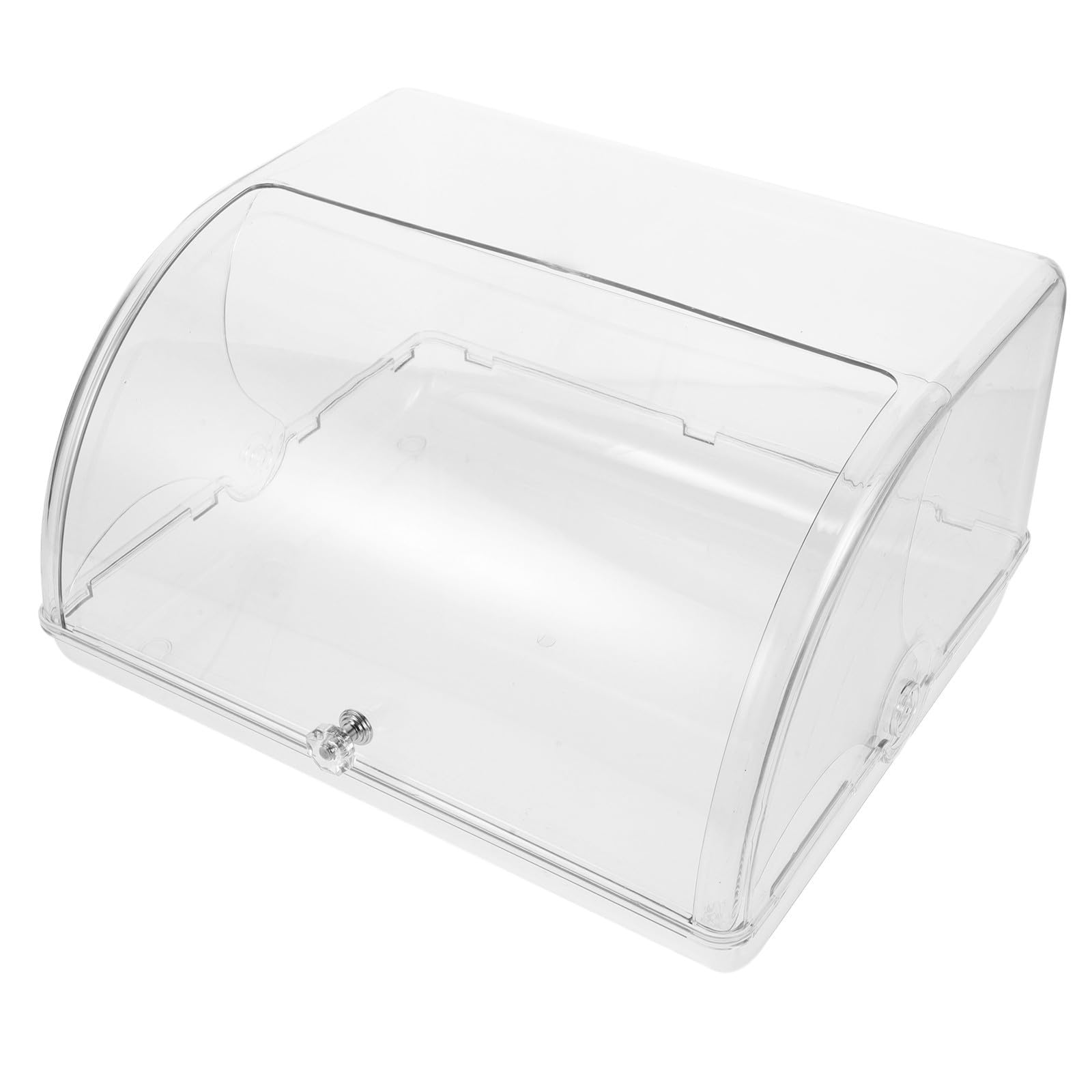 Contenedor para Pan de Plástico Multifuncional y Duradero Tapa Enrollable para Almacenar Galletas y Muffins Encimera de Cocina