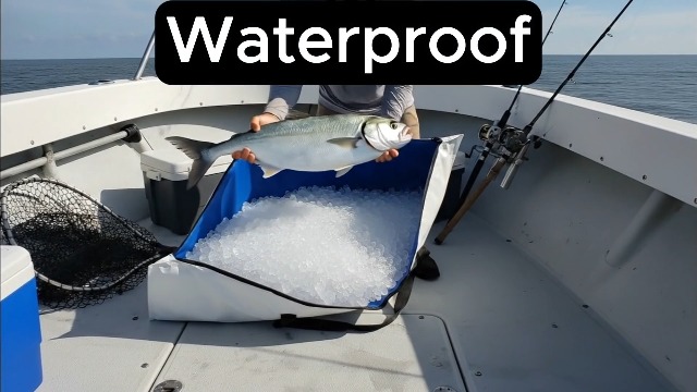 commercial fishing kill box Fish Bag, Fish Bag, Cooler, Cooling Gear, 41x16.5”, 72x30” No leaking bloody water Best Fishing Line Configurations Brands_Aftco Mfg Model:5000D-H