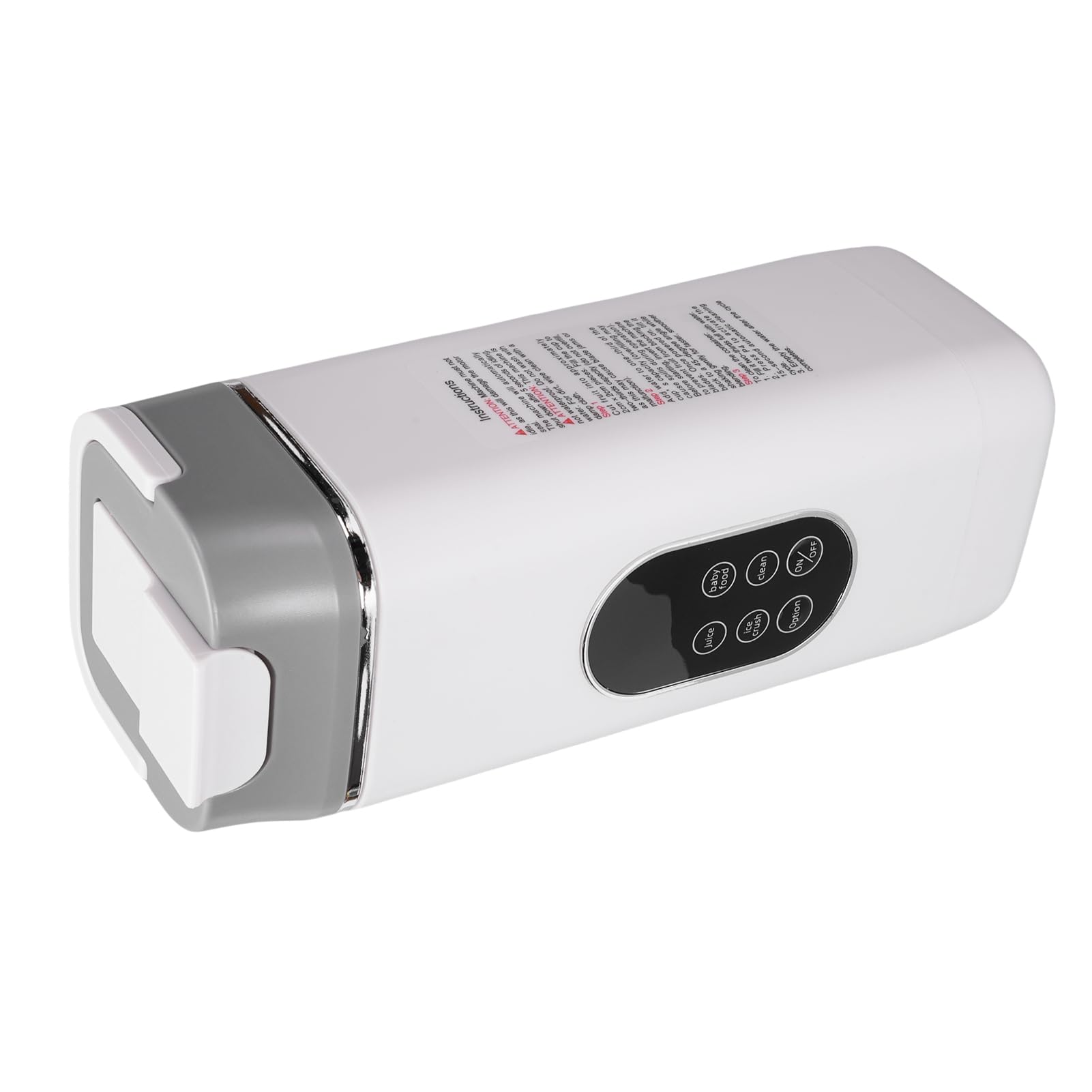 AMONIDA Mélangeur Portable avec 12 Lames pour Smoothies et Jus, Idéal pour les Voyages et L'extérieur, Rechargeable par USB, 420 Ml, Blanc (WHITE)