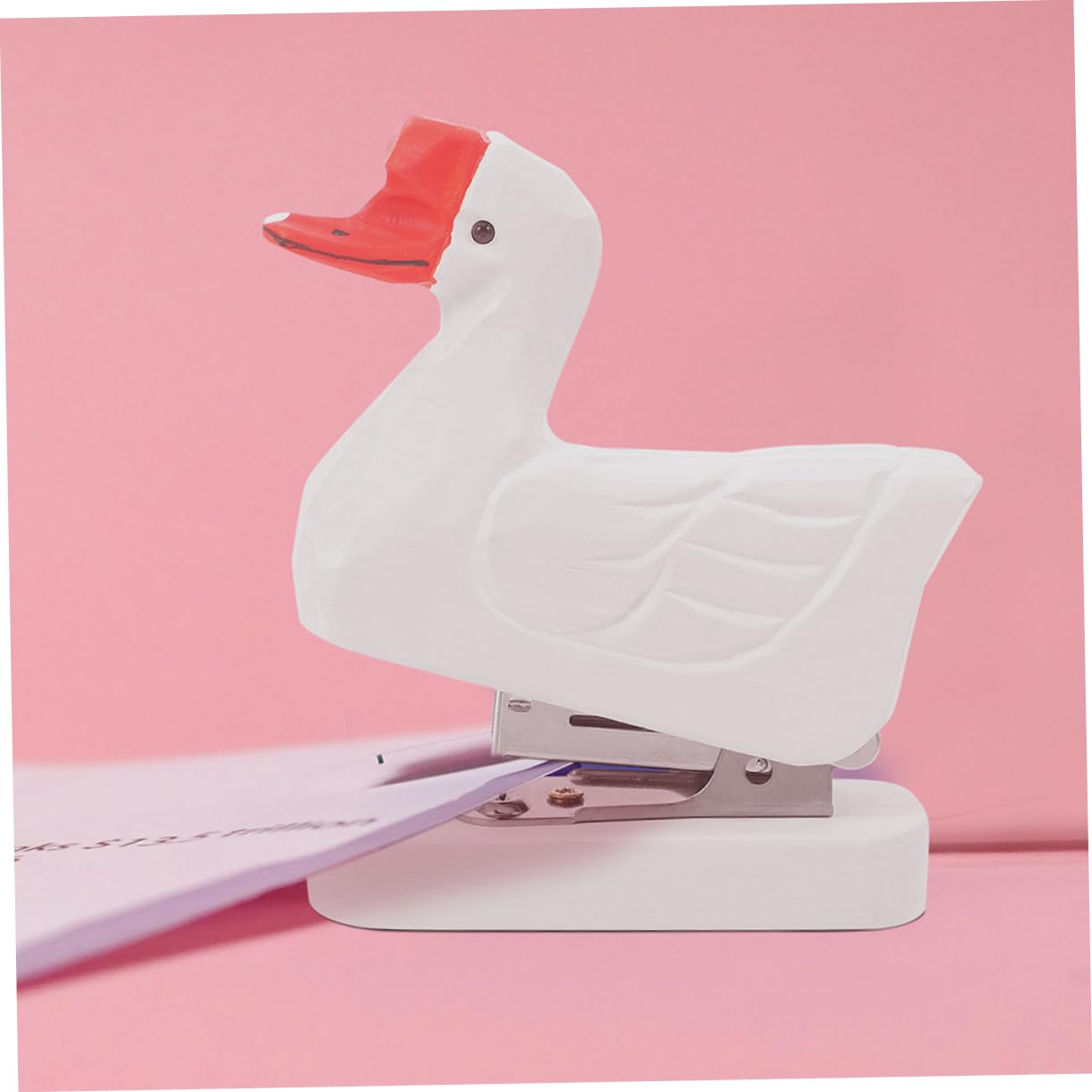 Pinzatrice Ufficio in Legno a Forma di Animale 2 Pezzi