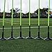 ORKZ Soccer Agility Poles 6ft - Slalom Speed Training Set with Rubber Bases, Spring Loaded, Ground Spikes and Carry Bag - Multifunctional Soccer Training Kit 8 Pack
