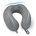 Amazon Brand - Umi Cuscino da viaggio, Cuscino da Viaggio Memory Foam, Portatile Cuscino di Supporto per Testa, Cuscino Cervicale da Viaggio Tightness Regolabile, per Casa, Ufficio, Viaggio