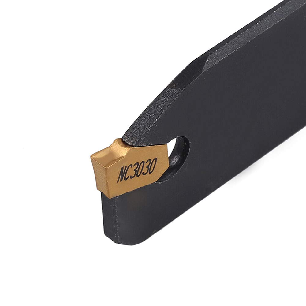 Utensili per tornitura tornio SPB326 Utensile da Taglio per scanalatura da 26 mm con Inserti in Metallo Duro da Taglio GTN-3 SP300 da 10 Pezzi