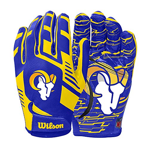 Image of Wilson NFL Stretch Fit Football Gloves - Youth and Adult Sizes