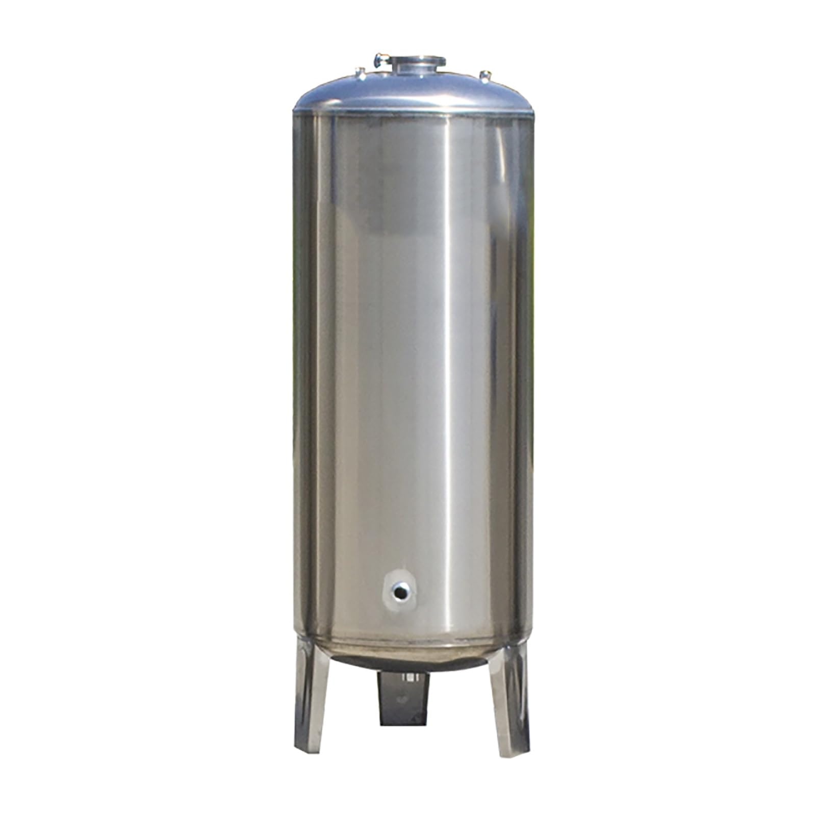 Réservoir d'eau Vertical Haute Pression en Acier Inoxydable 304, Grande capacité de 250 L (66 Gal), surpresseur de puits Lavable avec kit de Montage pour surpression d'eau de puits et de Rob