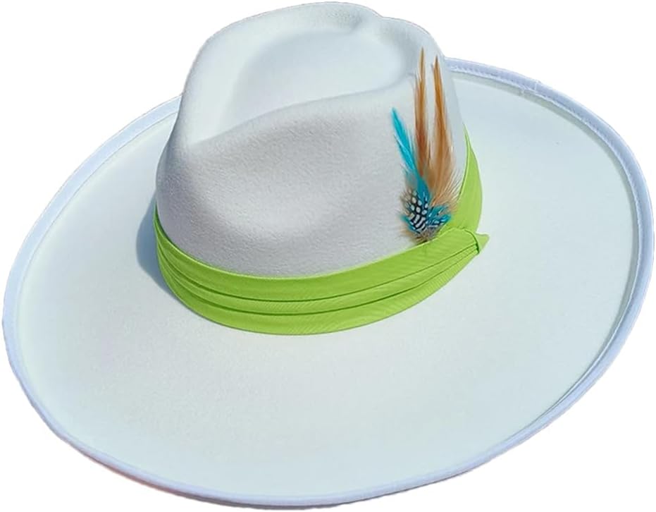 Love Fedora Hat Personality Big BRaised Jazz Hat Easter Winter Gentlemen Hat Women Panama
