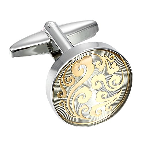 Image of Stunning Mens Nautical Knot Stainless Steel Cufflinks