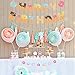 Donut Party Supplies - Donut Happy Birthday Banner - Donut Themed Party Tea Party Birthday Baby Shower Wall Decoration