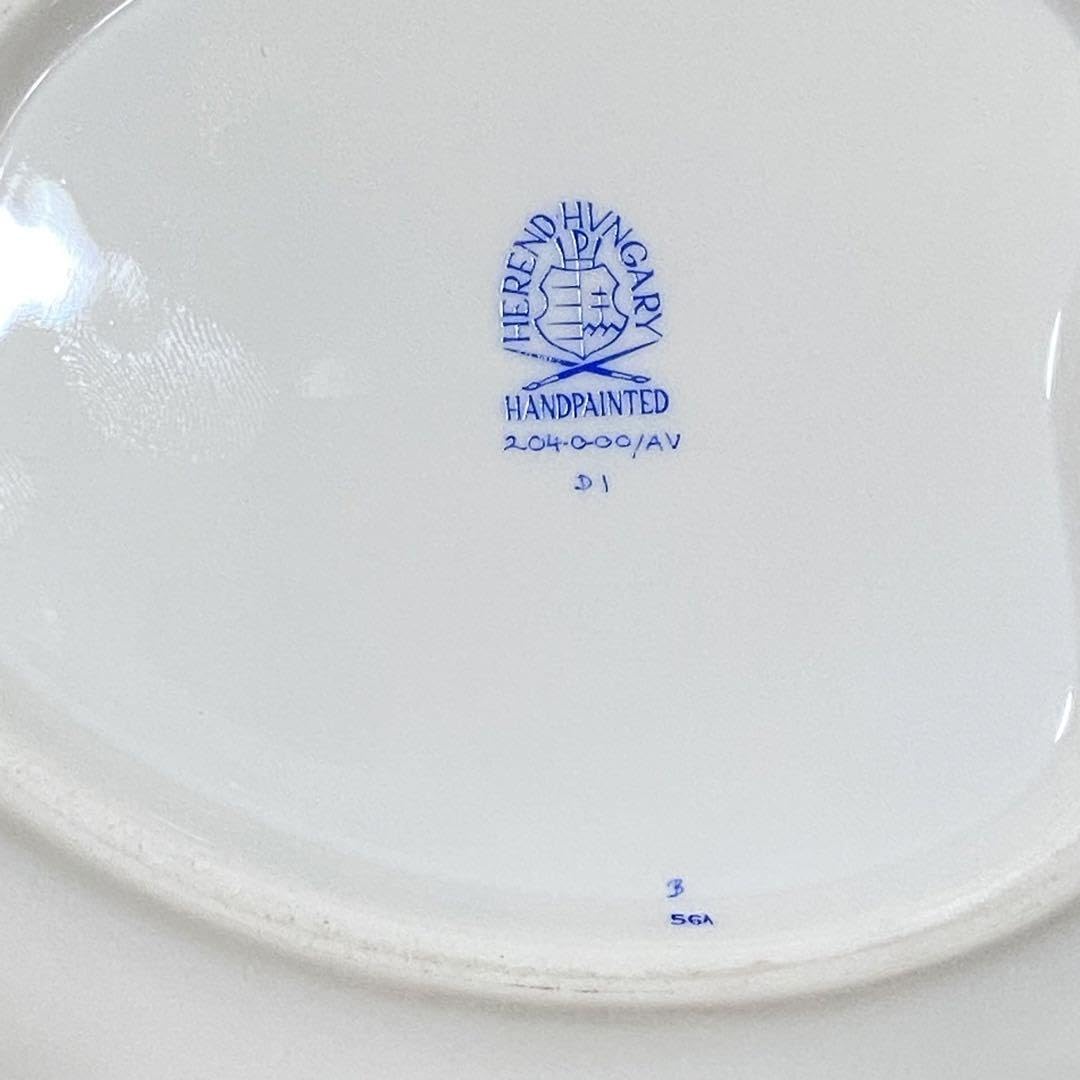 【箱あり★】herend ハンドル付きリーフトレイ アポニー・グリーン] ハンドル付きリーフトレイ