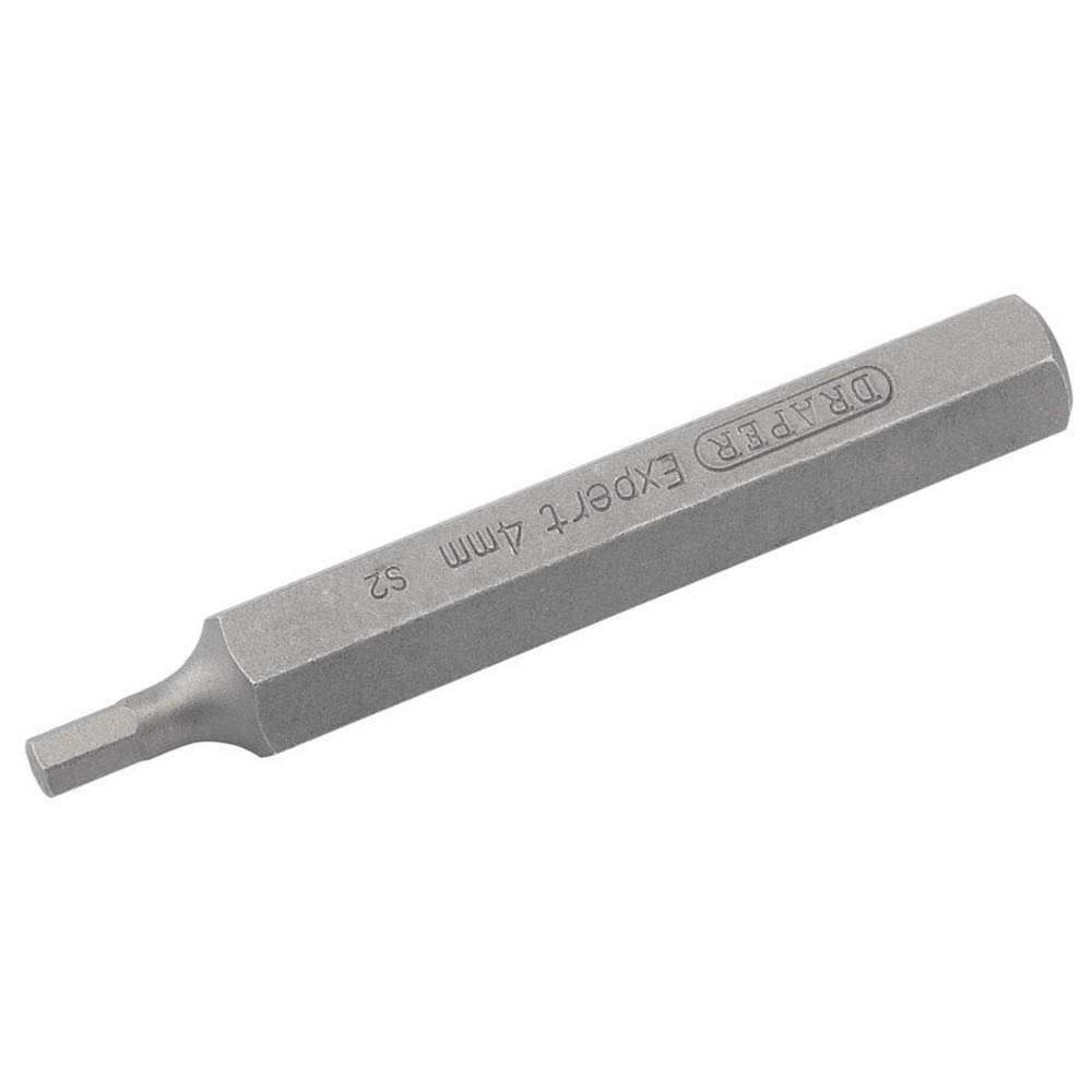 Draper 33332 Hexagonal 4 mm Insert Bits for Mechanic’s Bit Sets, 75 mm Length