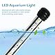 VARMHUS 18-92cm LED Aquarium-Licht Unterwasser BeleuchtungAufsatzleuchte IP68 Abdeckung Wasserdicht LED Lampe Stecker EU für Fisch Tank (1.8 * 62cm, Weiß & Blau)