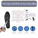 Magnetic Insoles for Enhancing Comfort and Support, Foot Massage Insoles with Acupressure, Pressure Point Insoles That Promote Blood Circulation (Black red, L(Men 9.5-12/Women 10.5-13))