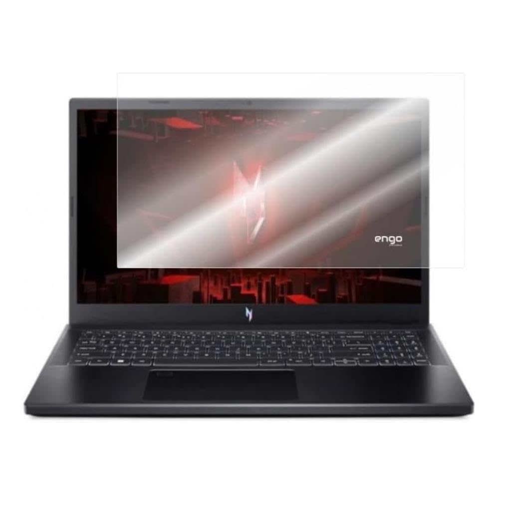 Engo Acer Nitro V 15 15.6 İnç İle Uyumlu Mat Ekran Koruyucu Notebook, Yansıma Ve Parlama Önleyici Parmak İzi Bırakmayan Laptop Koruma, 9H Temperli Kırılmaz Esnek Nano Cam 16:9