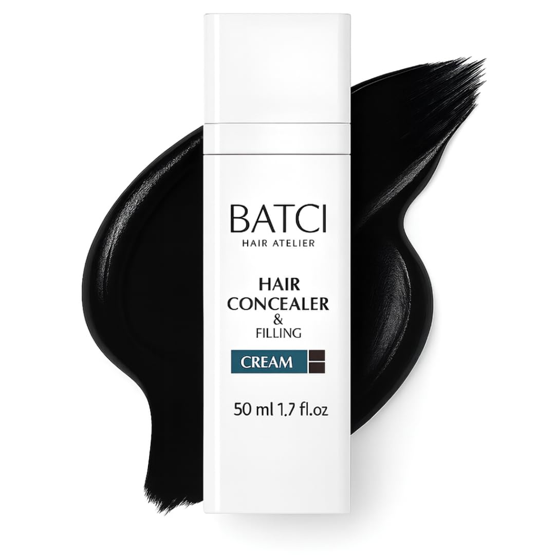 BATCI Hair Concealer Cream β Instant Bald Spot Coverage & Root Touch-Up β Waterproof, Natural-Looking Scalp Concealer for Thinning Hair β Long-Lasting, Sweat-Proof, Easy to Apply β 50ml