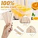 Magicfly 500pcs Jumbo Craft Sticks, 6