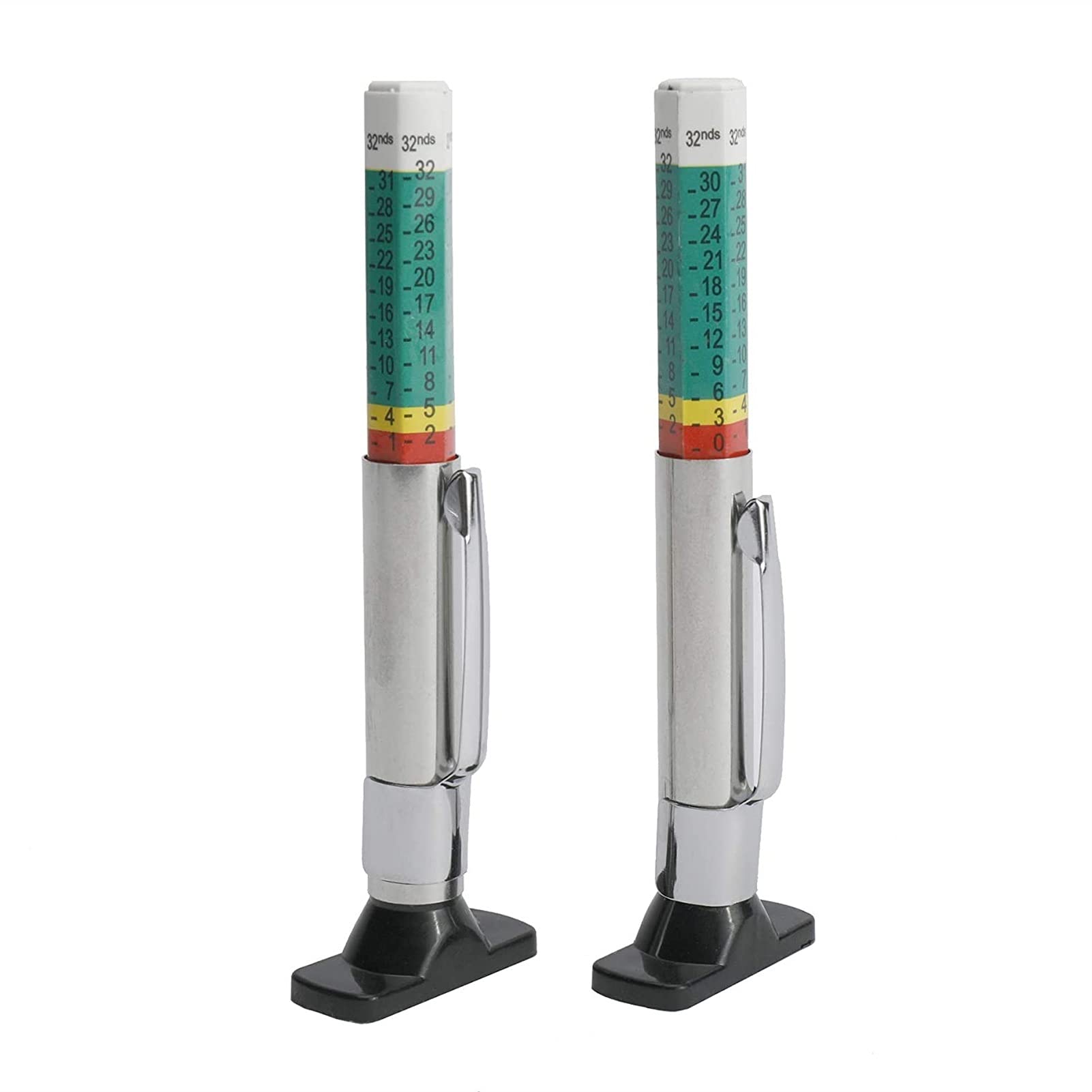JJJ 30 PCS Neumático Portada Profundidad Calibre Color Codificado Neumático Pisada Profundidad EXACTUCE HERRAMENTAS DE MEDICIÓN